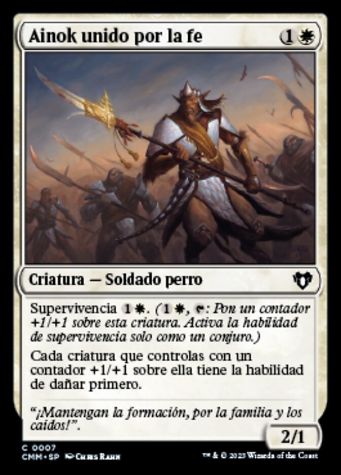Ainok unido por la fe