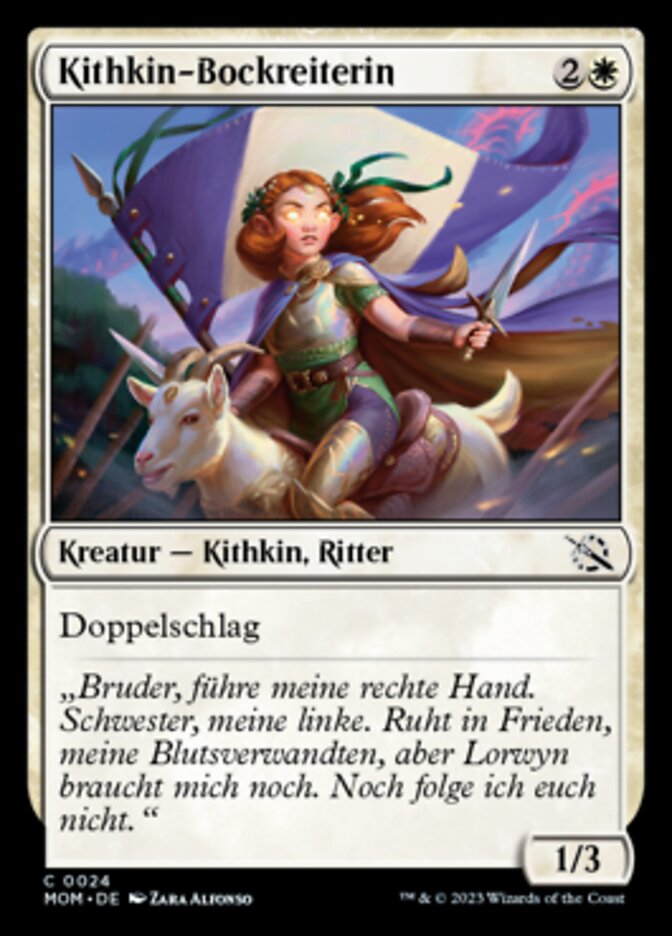 Kithkin-Bockreiterin