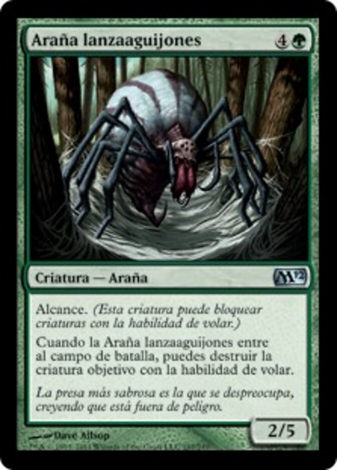 Araña lanzaaguijones