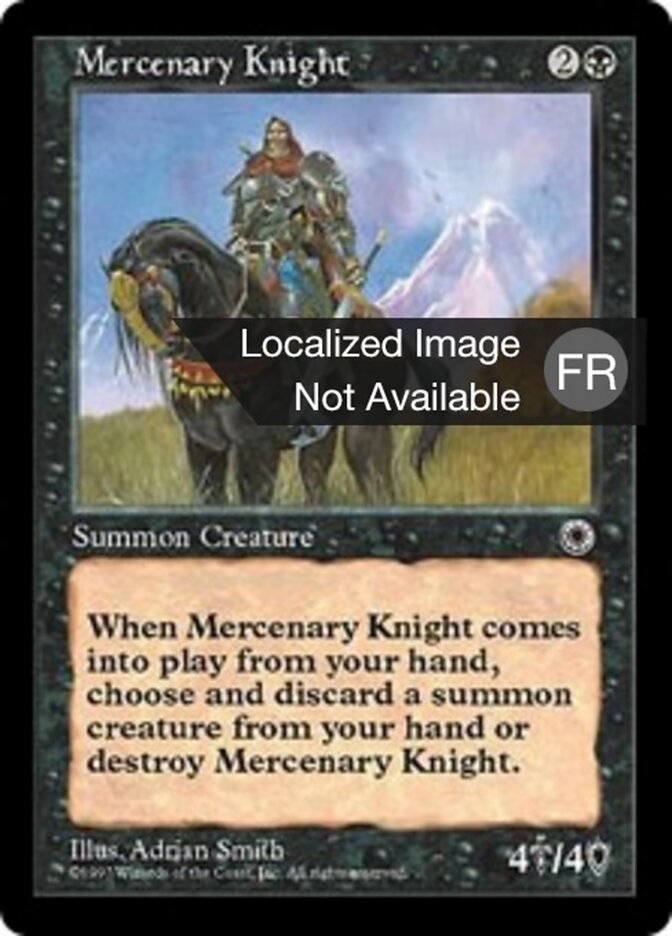 Chevalier mercenaire