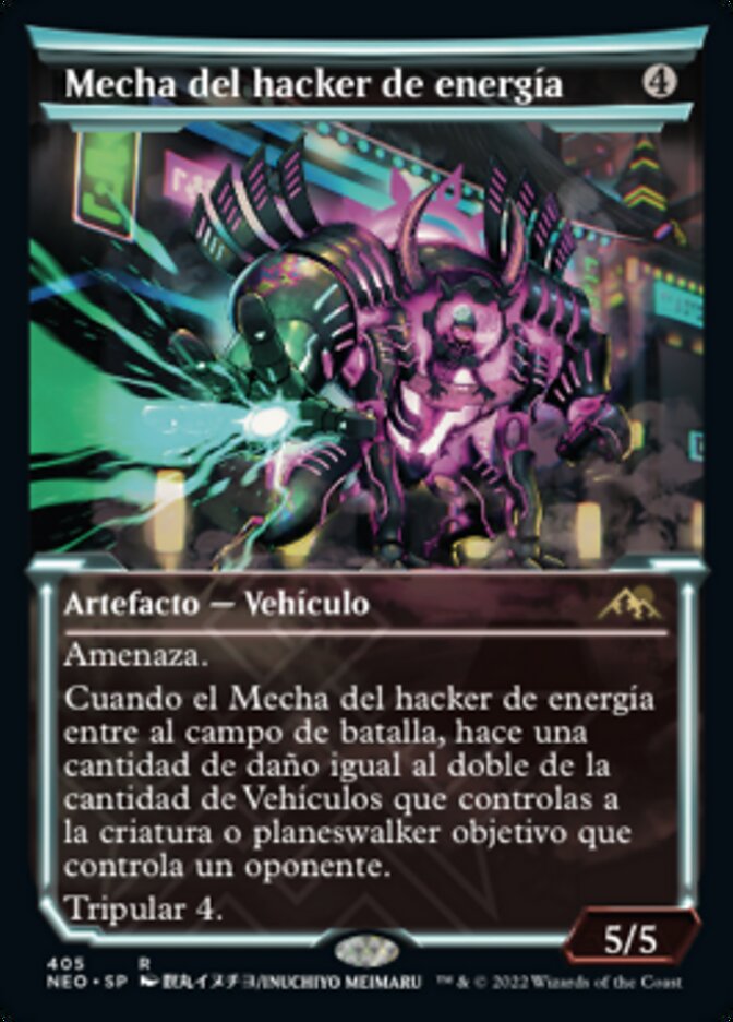 Mecha del hacker de energía