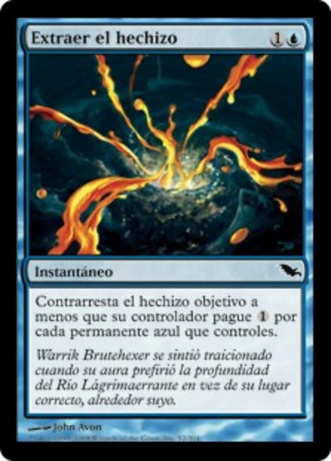 Extraer el hechizo