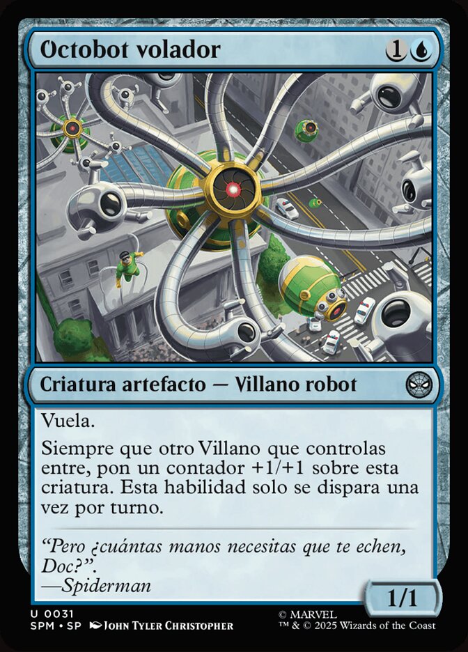 Octobot volador