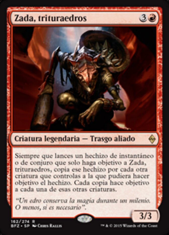 Zada, trituraedros