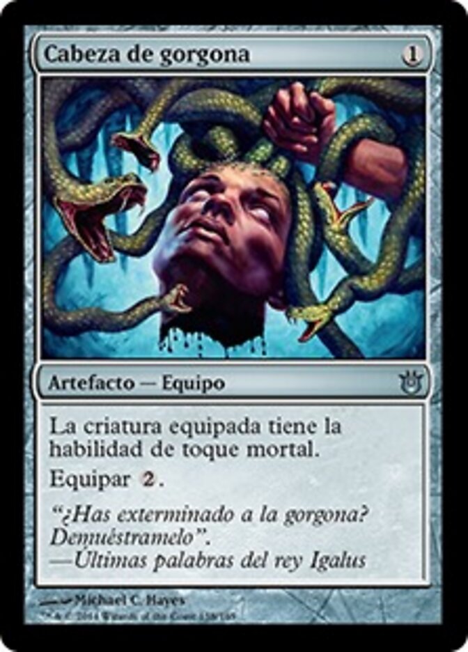 Cabeza de gorgona