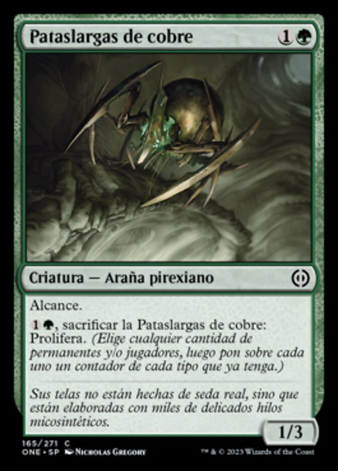 Pataslargas de cobre
