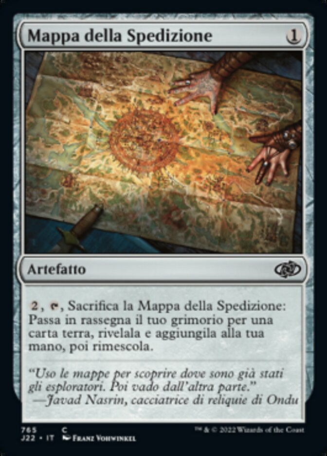 Mappa della Spedizione