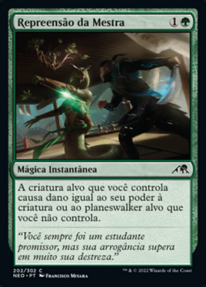 Repreensão da Mestra