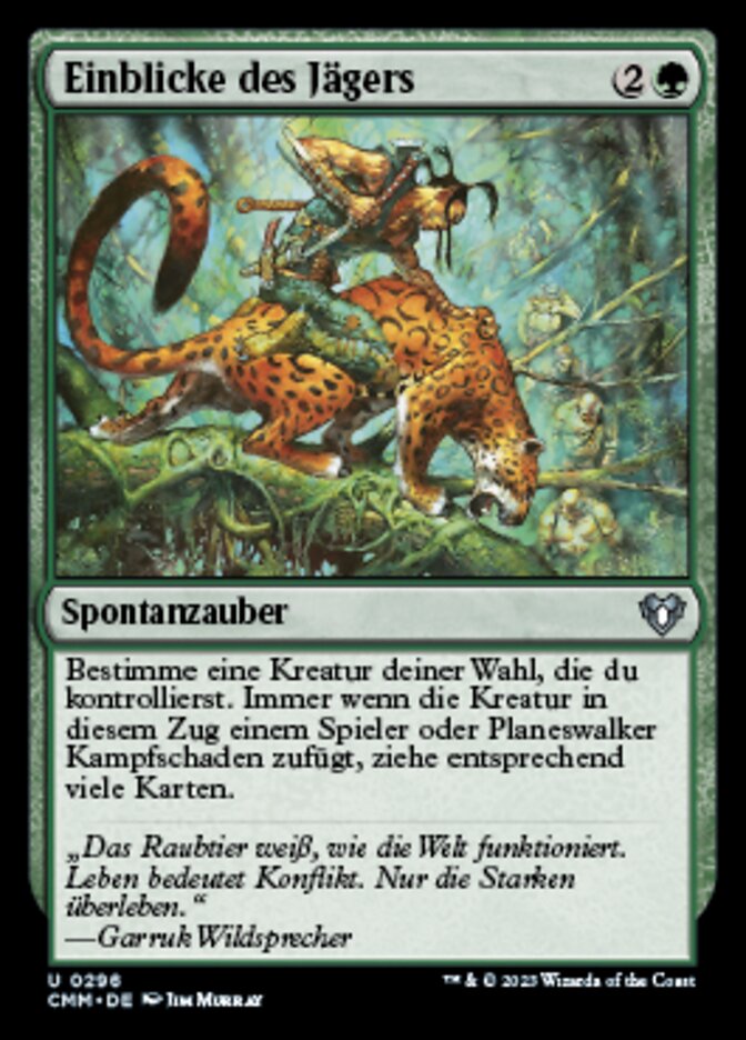 Einblicke des Jägers