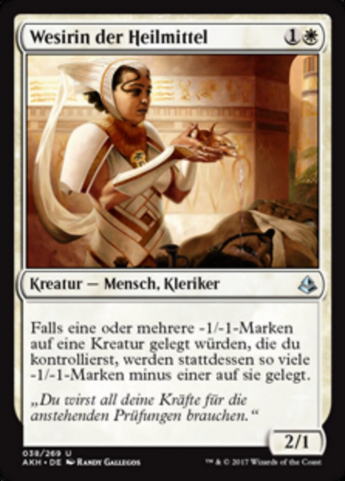 Wesirin der Heilmittel
