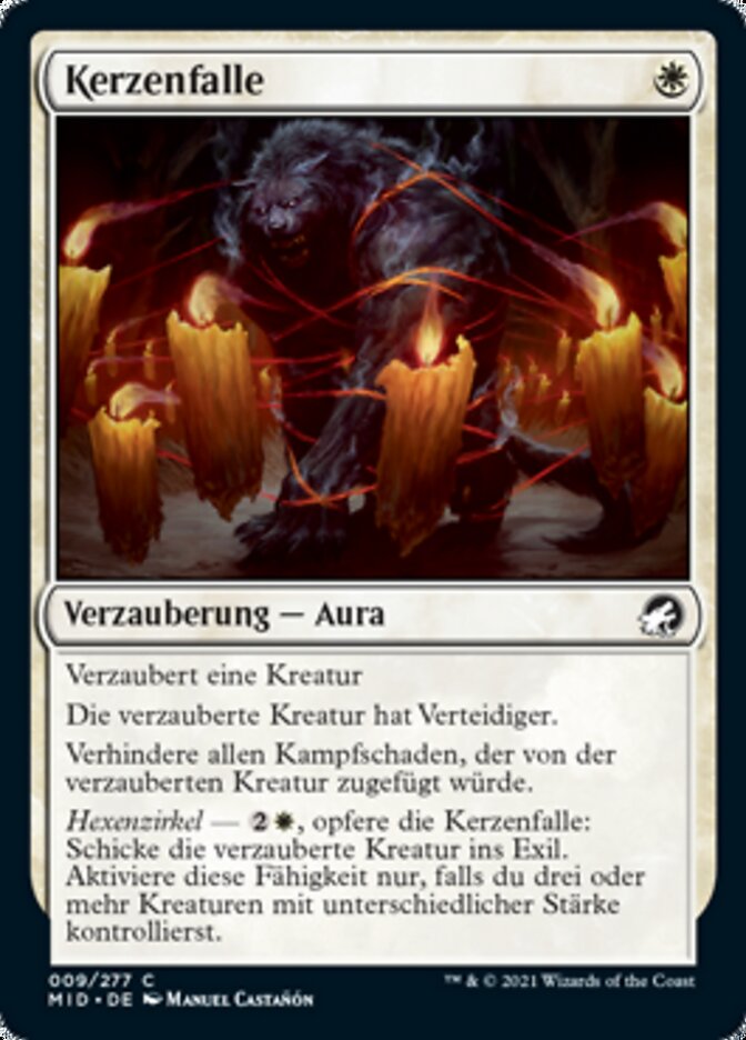 Kerzenfalle