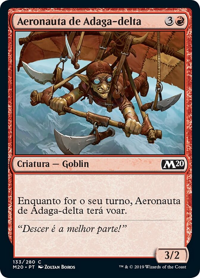 Aeronauta de Adaga-delta