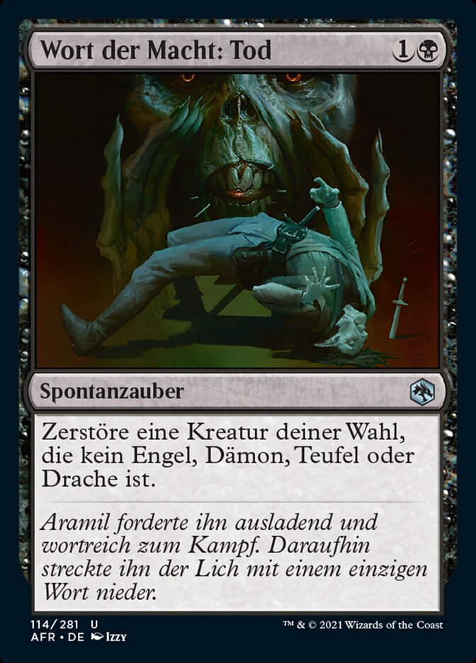 Wort der Macht: Tod