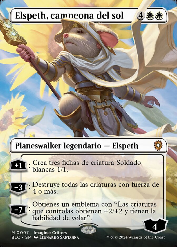 Elspeth, campeona del sol