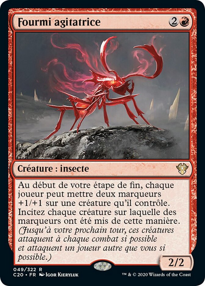 Fourmi agitatrice