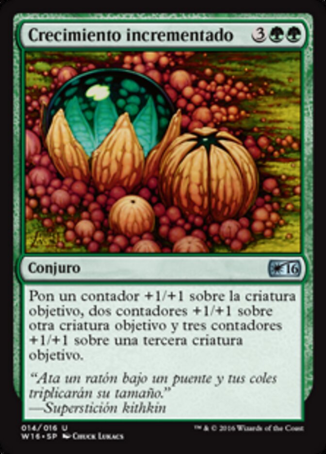 Crecimiento incrementado