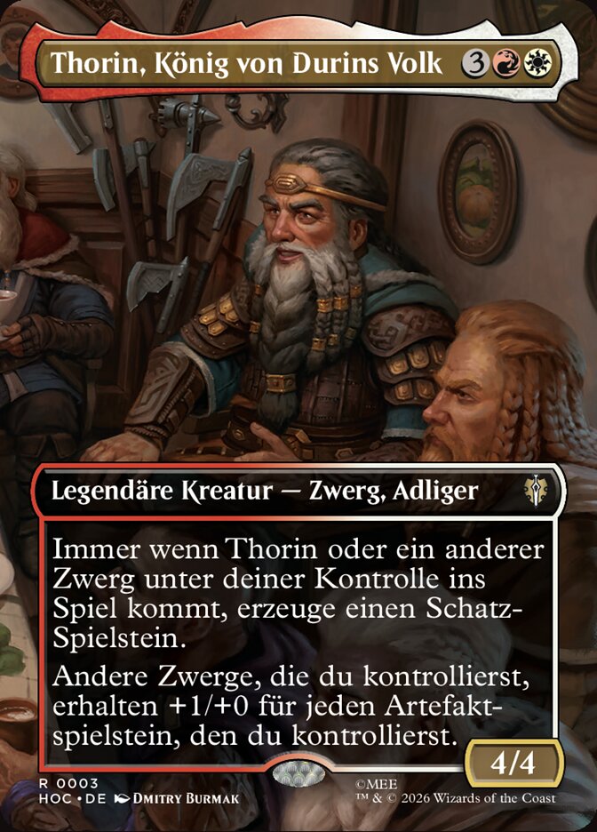 Thorin, König von Durins Volk