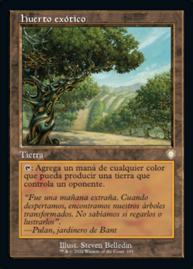 Huerto exótico