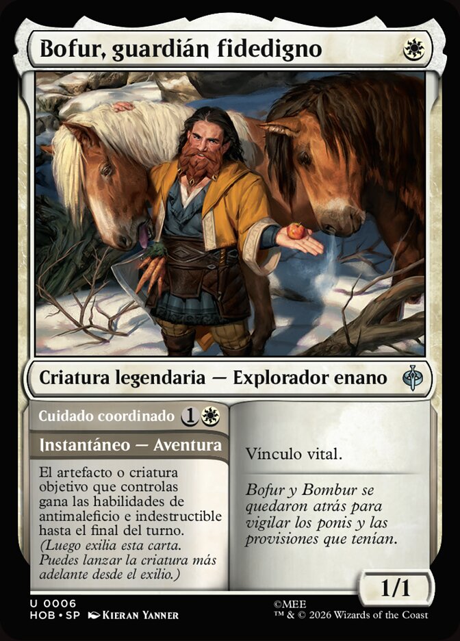 Bofur, Reliable Guardian // Concerted Care