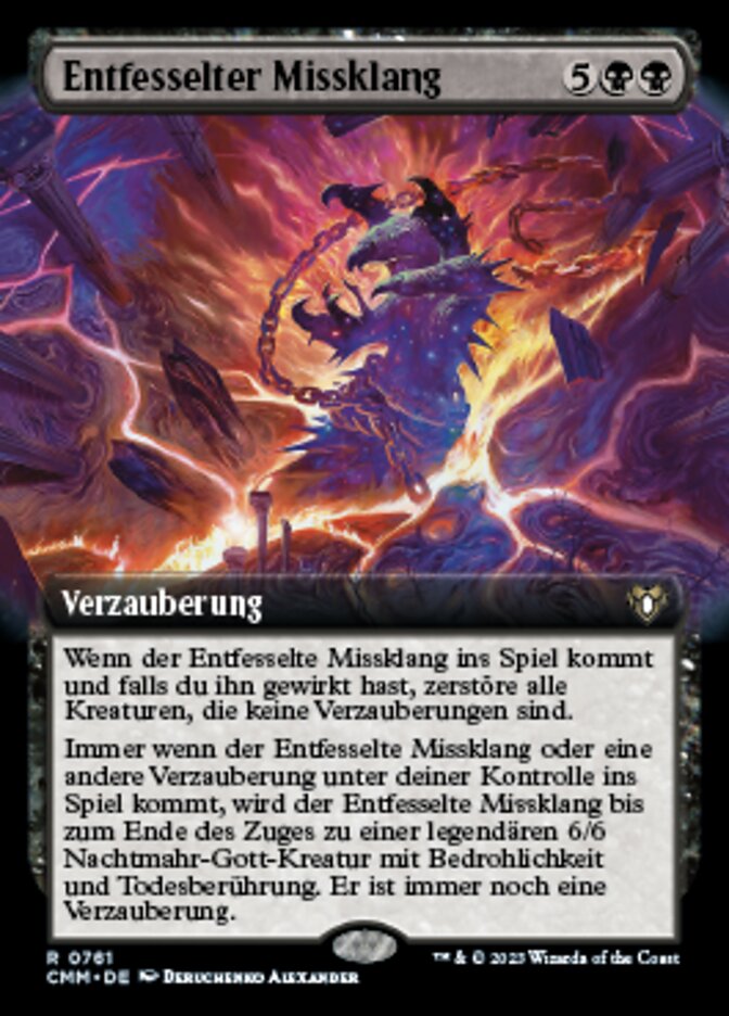 Entfesselter Missklang