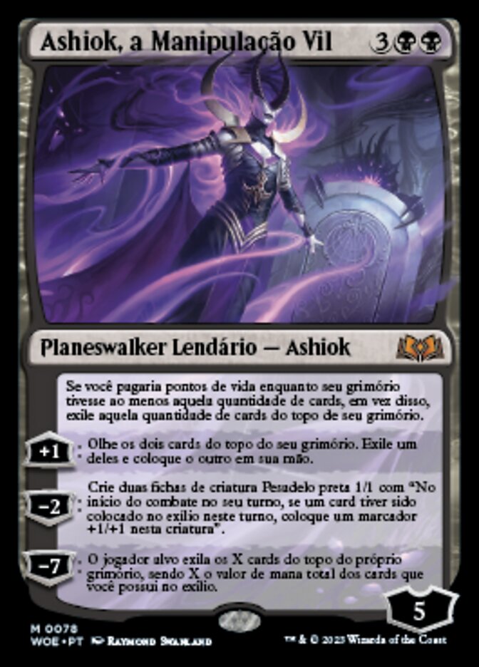 Ashiok, a Manipulação Vil