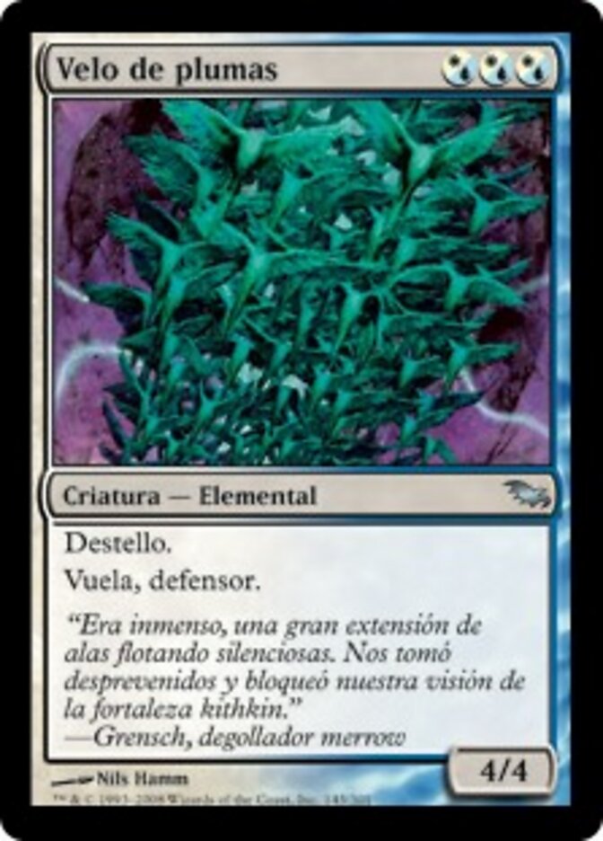 Velo de plumas