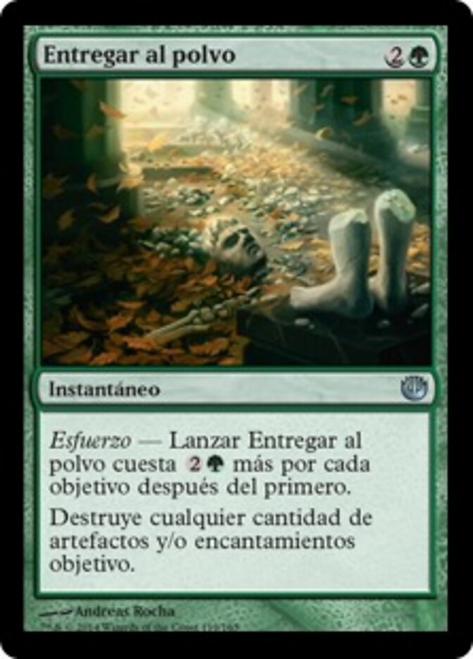 Entregar al polvo