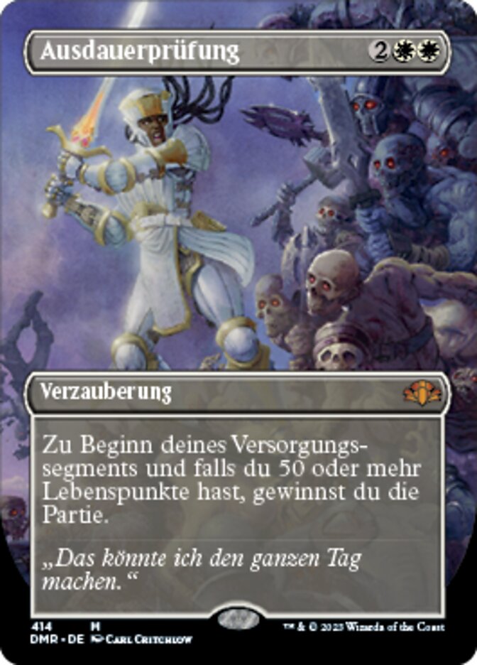 Ausdauerprüfung