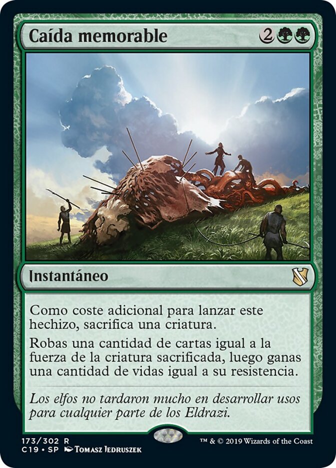 Caída memorable