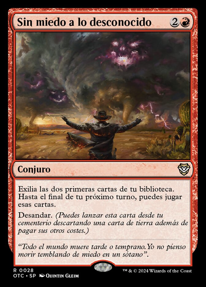 Sin miedo a lo desconocido