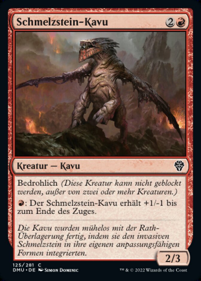 Schmelzstein-Kavu