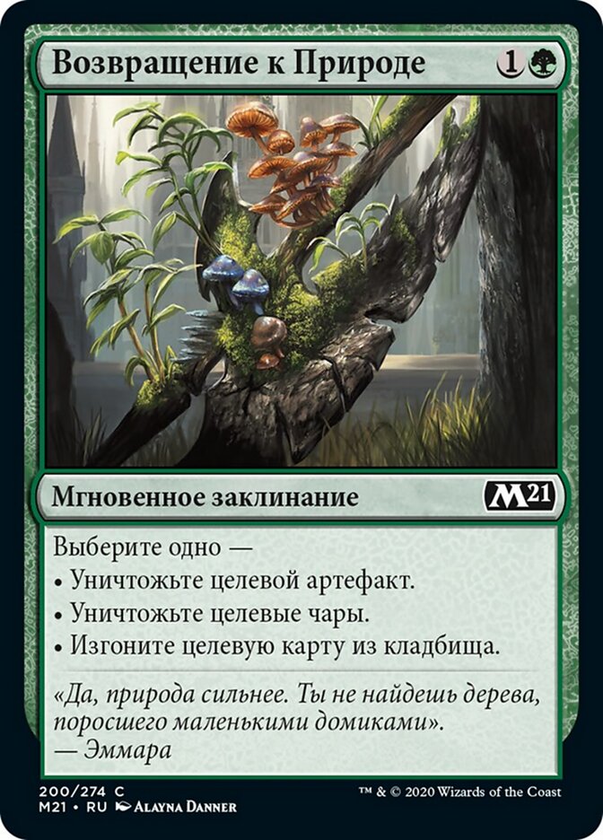 Возвращение к Природе