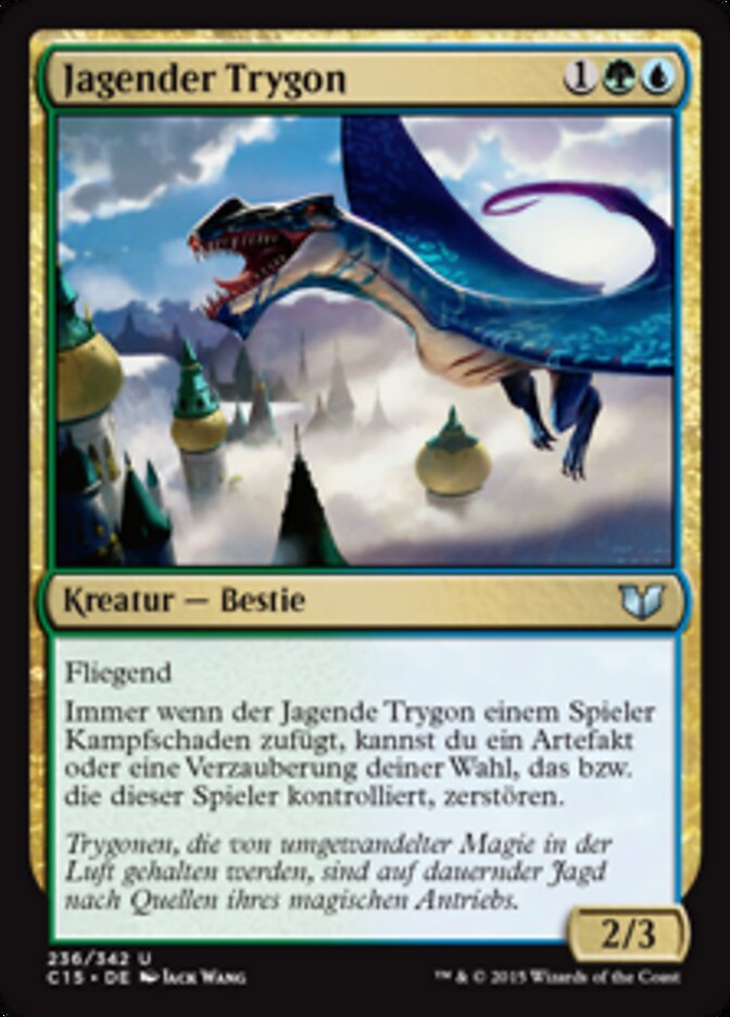 Jagender Trygon