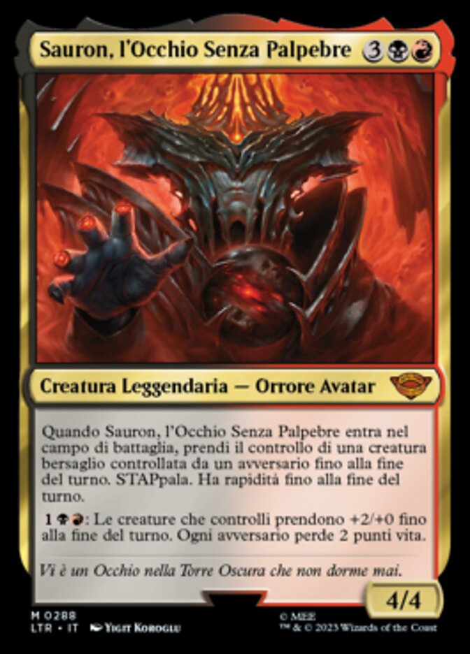 Sauron, l'Occhio Senza Palpebre