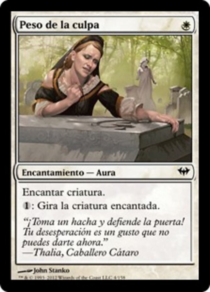 Peso de la culpa