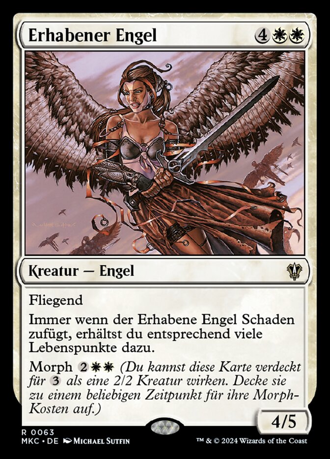 Erhabener Engel