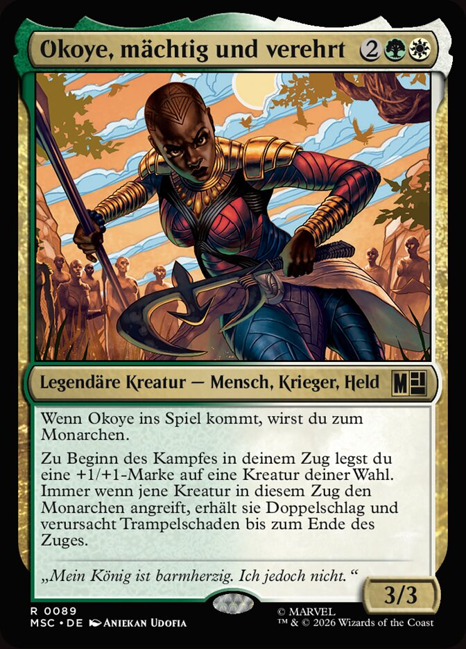 Okoye, mächtig und verehrt