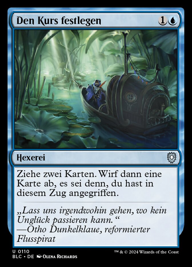 Den Kurs festlegen
