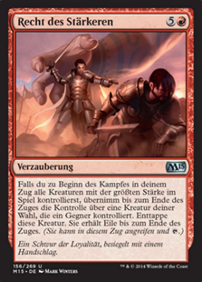 Recht des Stärkeren