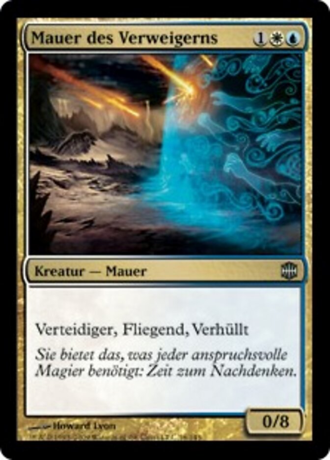 Mauer des Verweigerns