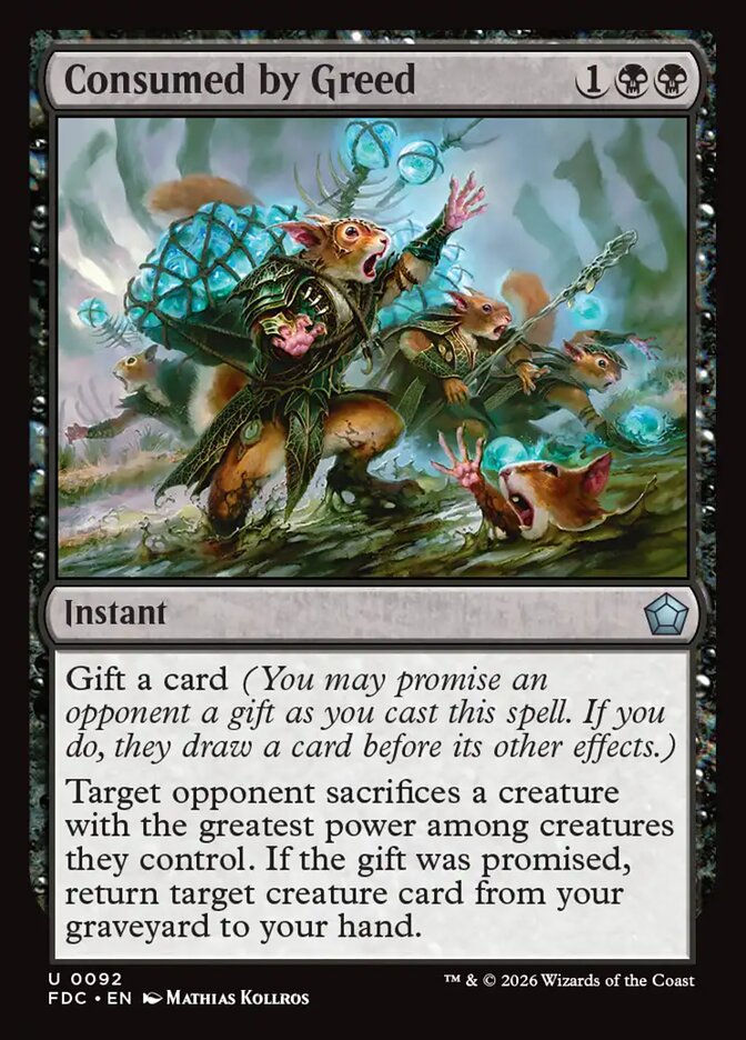 Consumed by Greed