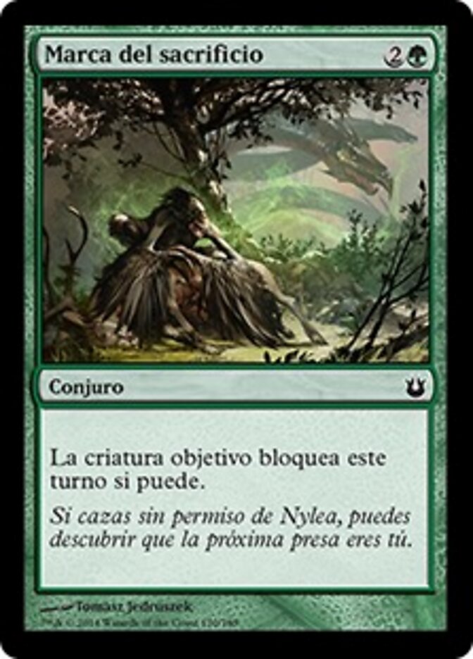 Marca del sacrificio