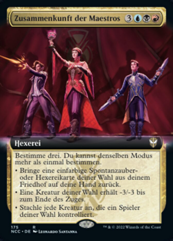 Zusammenkunft der Maestros