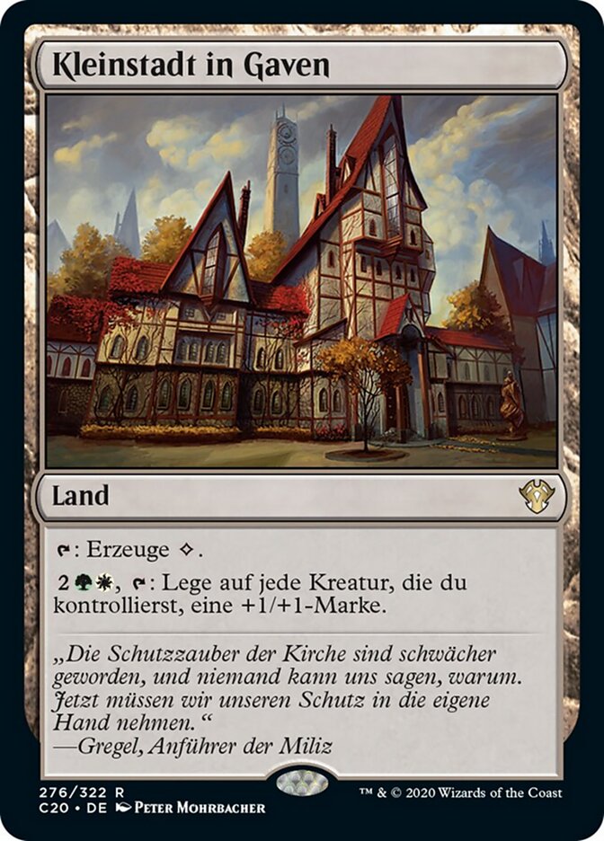 Kleinstadt in Gaven