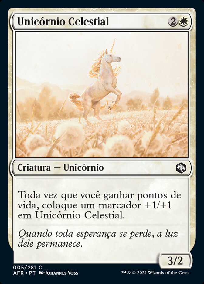 Unicórnio Celestial