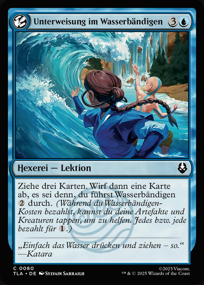 Unterweisung im Wasserbändigen