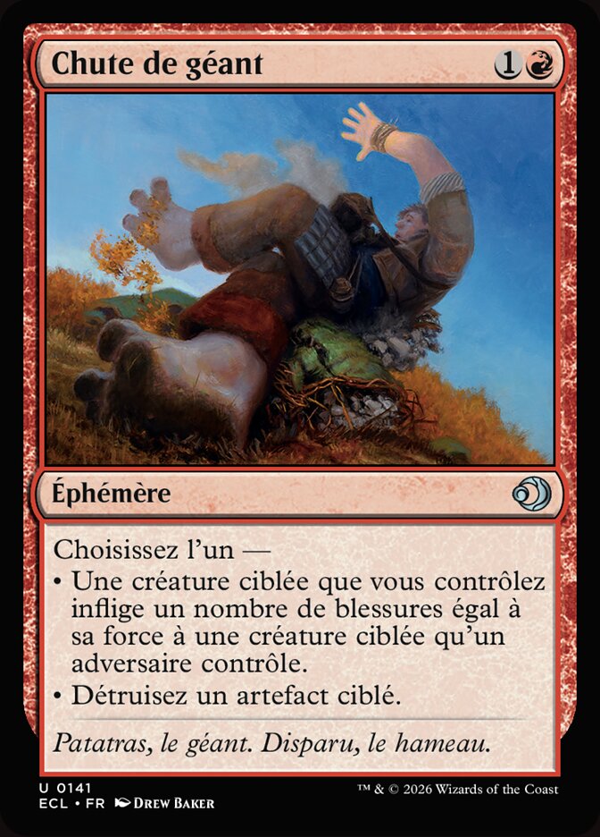 Chute de géant