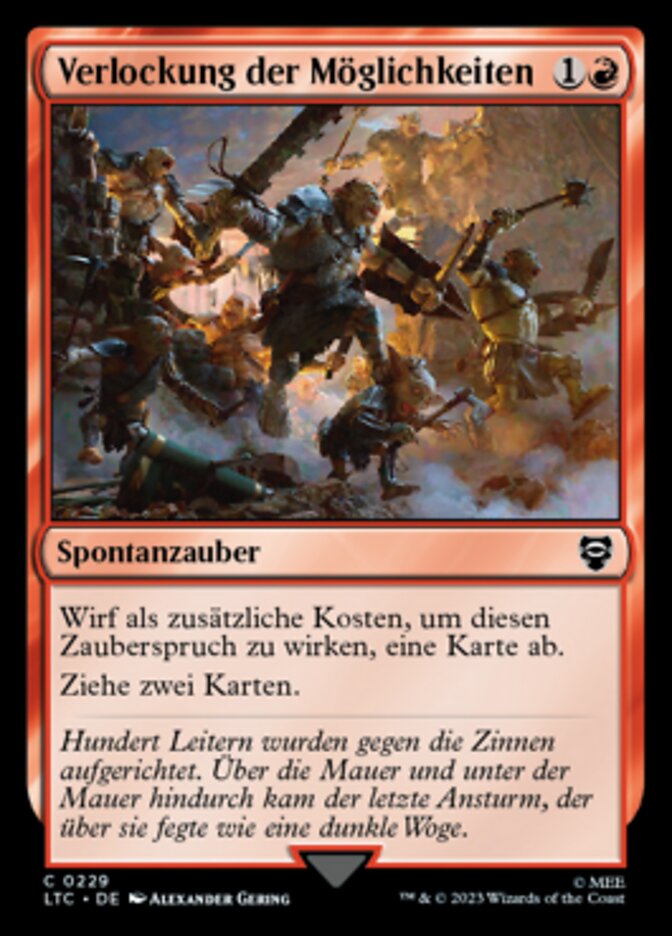 Verlockung der Möglichkeiten