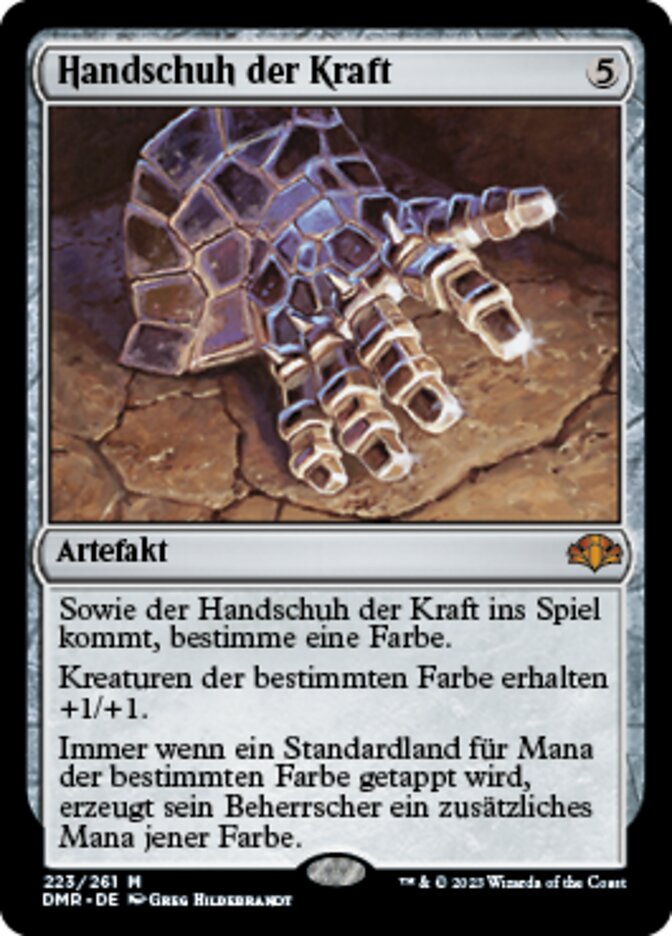 Handschuh der Kraft