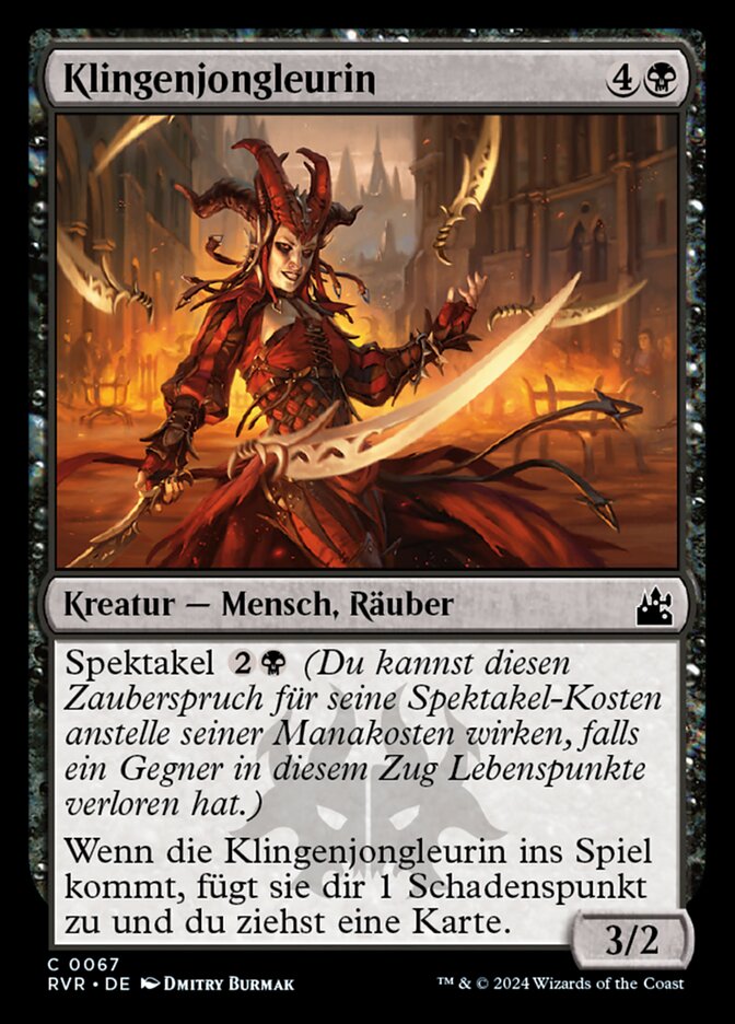 Klingenjongleurin